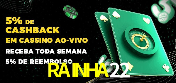 Promoções do cassino ao Vivo RAINHA22